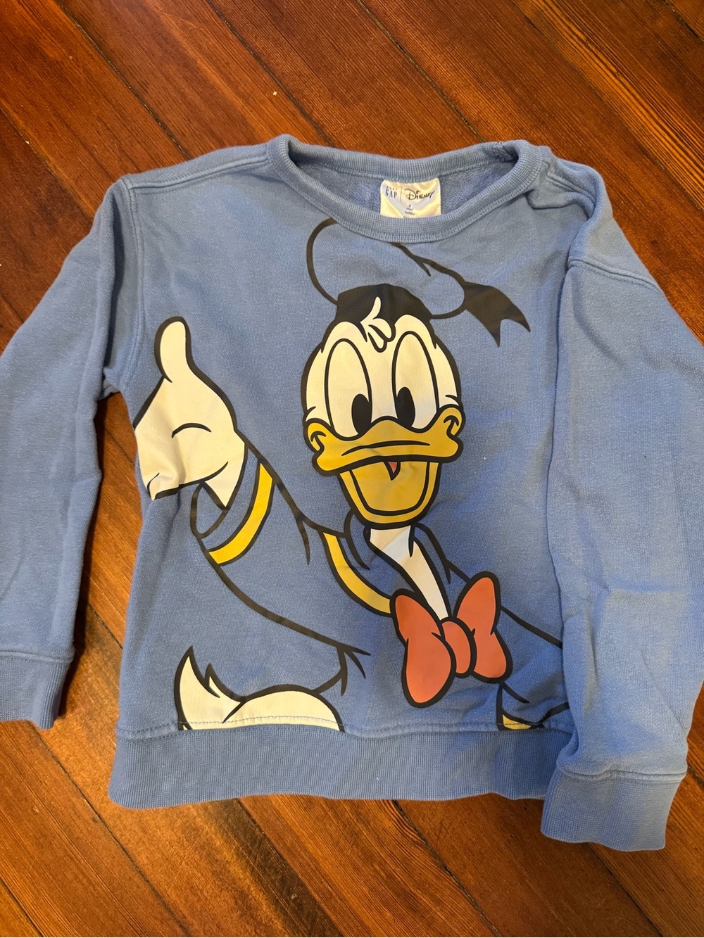 Kids Blue Donald Duck Graphic Sweatshirt